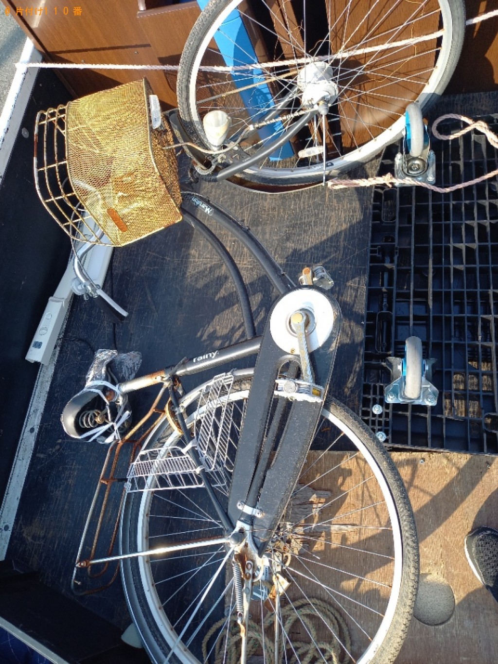 【練馬区石神井町】自転車の回収・処分ご依頼　お客様の声