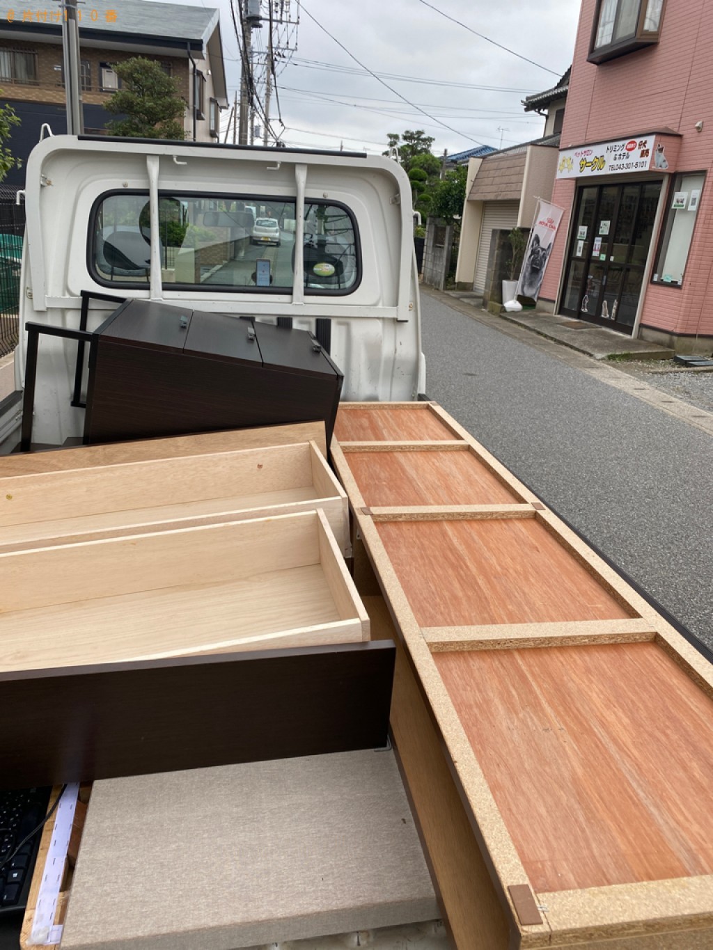 【文京区】ワイドダブルベッド、本棚の回収・処分ご依頼 お客様の声