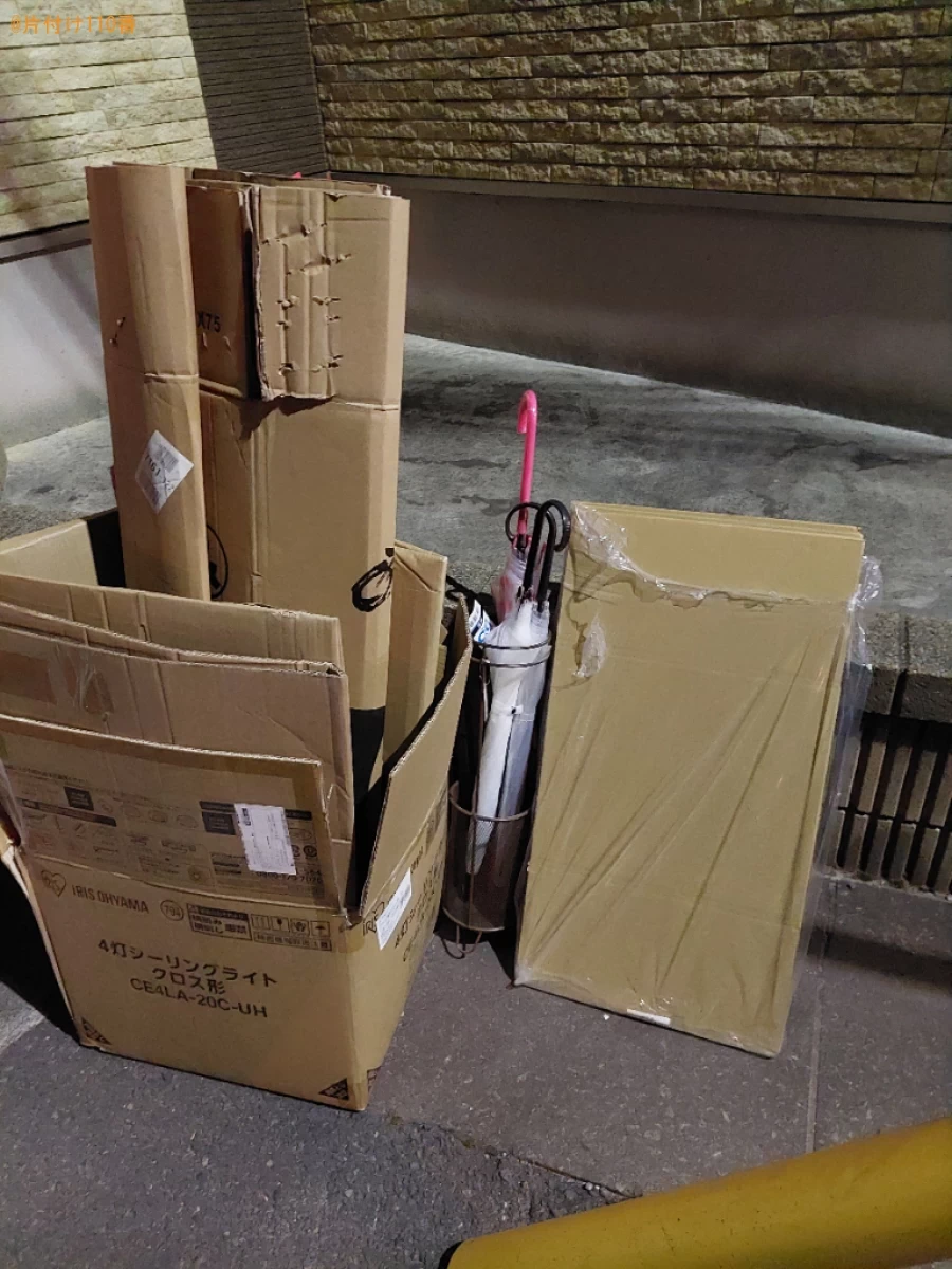 【足立区】ダンボール、傘立て、傘の回収・処分ご依頼　お客様の声